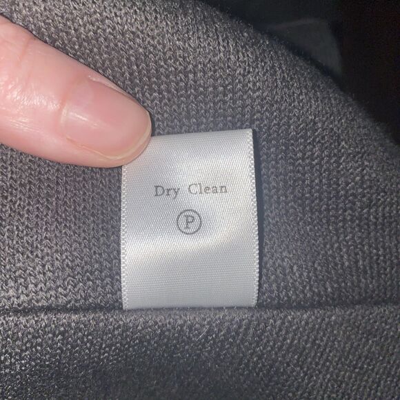 Coldwater Creek Wool Cardigan Blazer Sweater Jacket 10 Gray - Picture 8 of 8